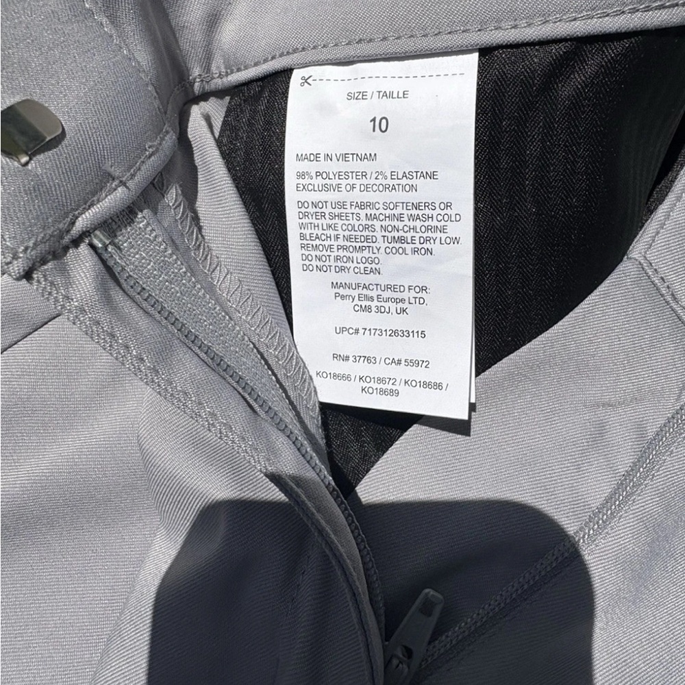Grand Slam Women's Light Gray Athletic Shorts - Picture 4 of 8